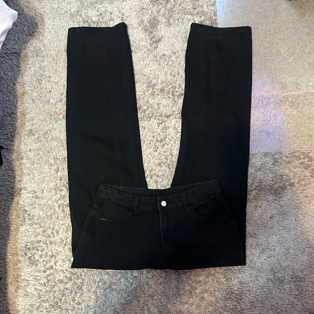 Shein Black jeans with cute stars on the pockets
